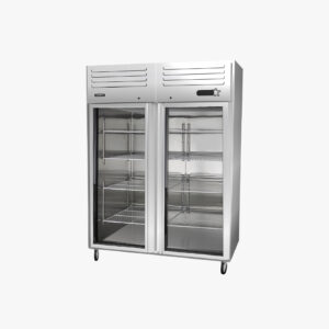 DOUBLE GLASS DOOR UPRIGHT REFRIGERATOR GN2/1