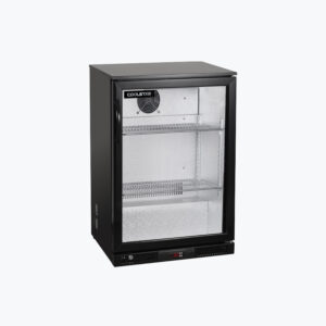 SINGLE GLASS DOOR BOTTLE COOLER_ BLACK
