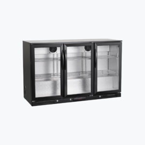 TRIPLE GLASS DOOR BOTTLE COOLER_BLACK