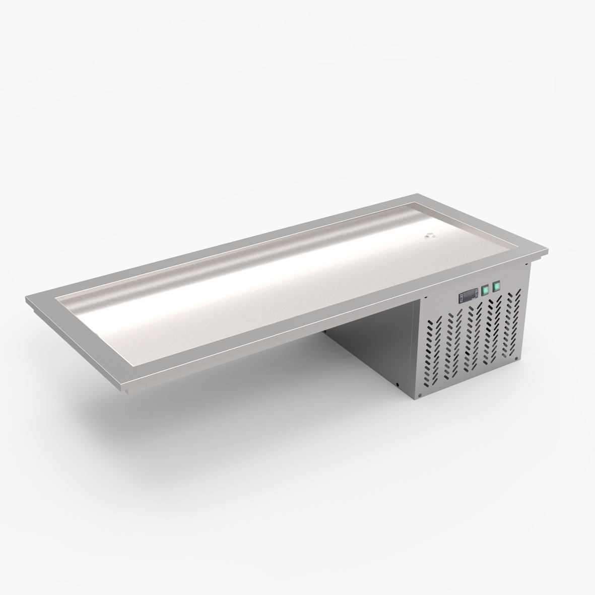 Drop in cold plate stainless steel