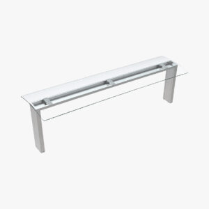 Glass Shelf with Support